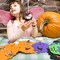 34 PCS Halloween Craft Kits for Kids Halloween Foam Pumpkin Craft Kit